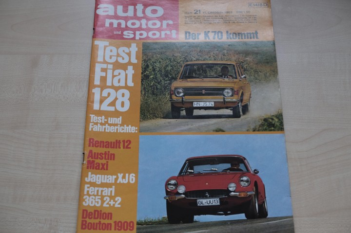 Auto Motor und Sport 21/1969